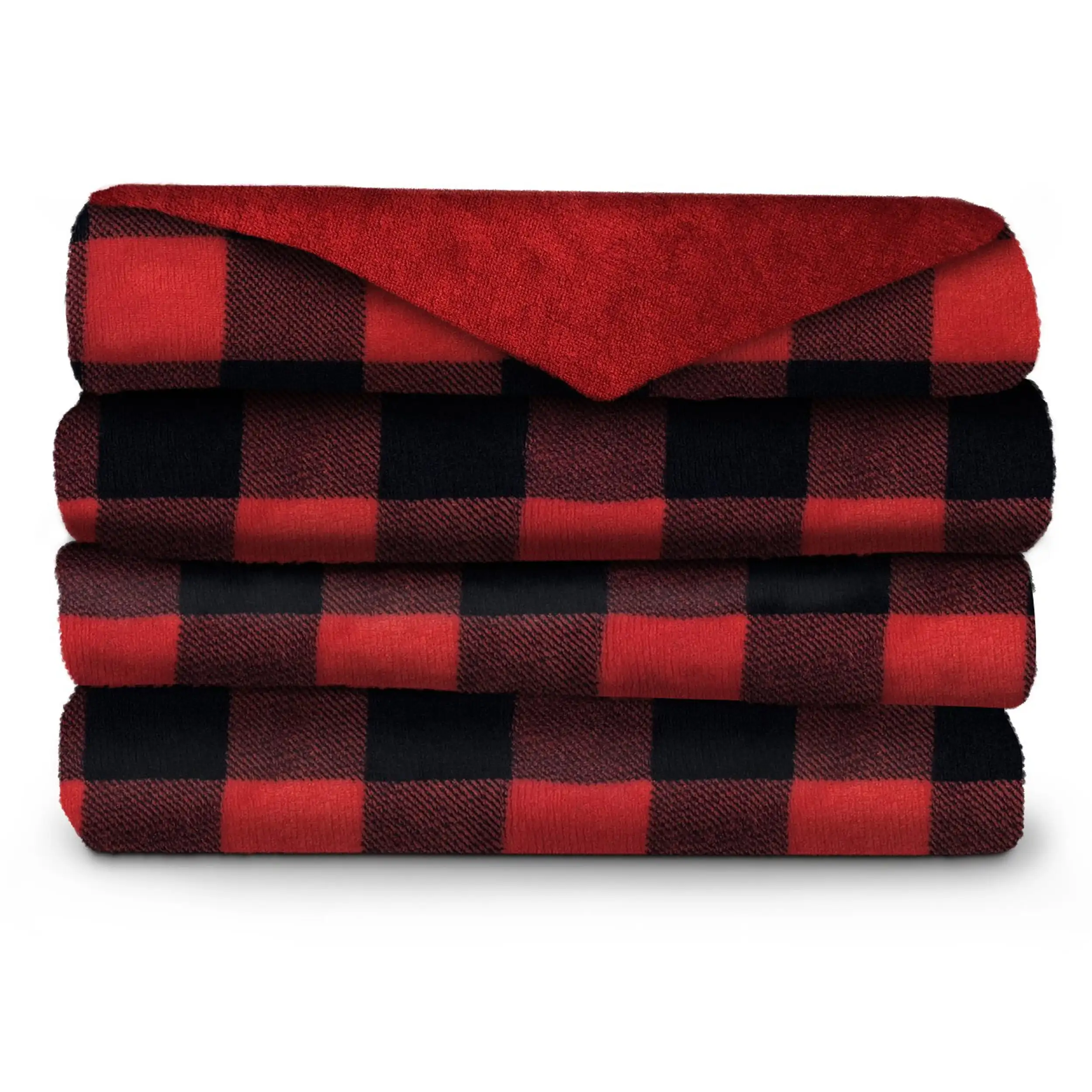 

Plaid Micro Plush Corded Electric Blankets Non-Standard