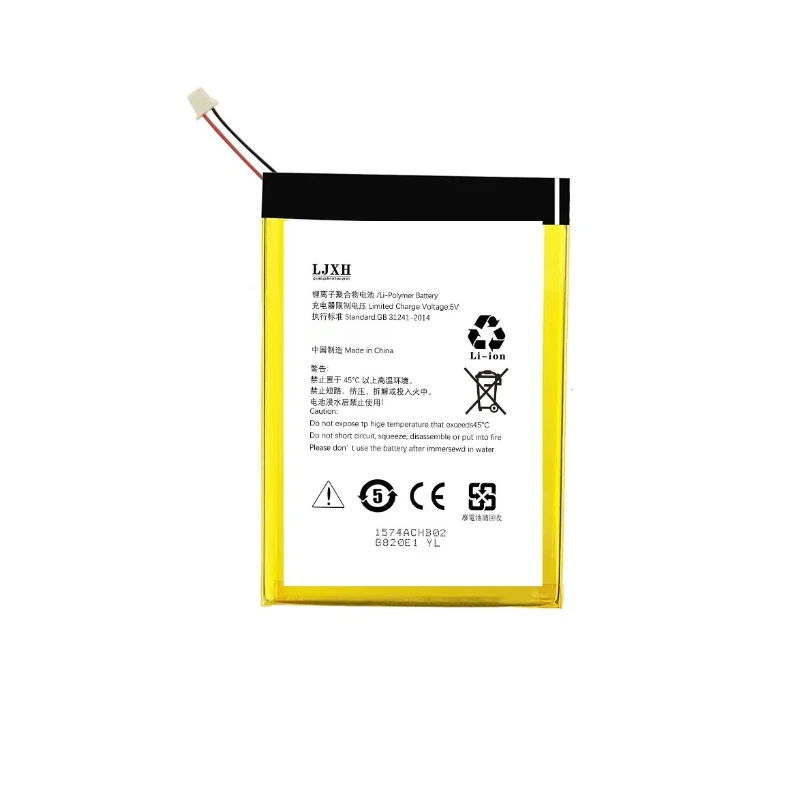 Фото Аккумулятор 3.7V 1500mAh для электронных книг Kobo Glo HD/Clara HD/Aura/H2O, Tolino Shine 2/3/4/6 HD PR-285083 PR-284983N с 2-проводным разъемом №2