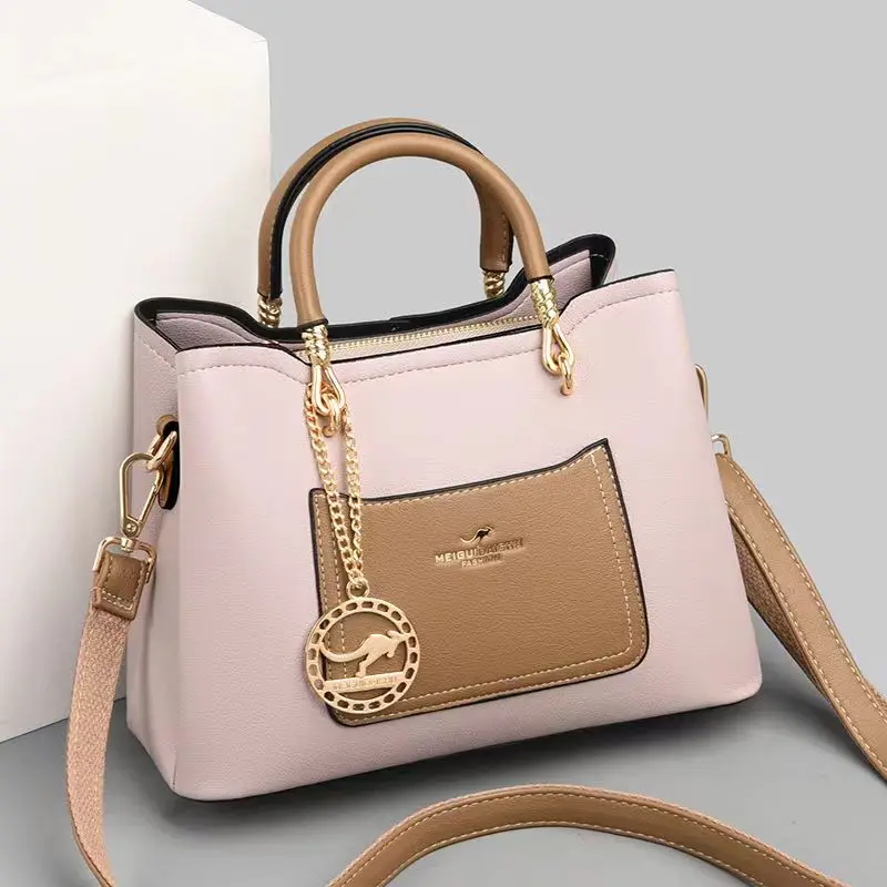 

Кожаная сумка-кенгуру, новинка 2022, женская сумка на плечо, сумка-мессенджер, новая кожаная сумка в стиле ретро, женские кошельки, роскошные с...