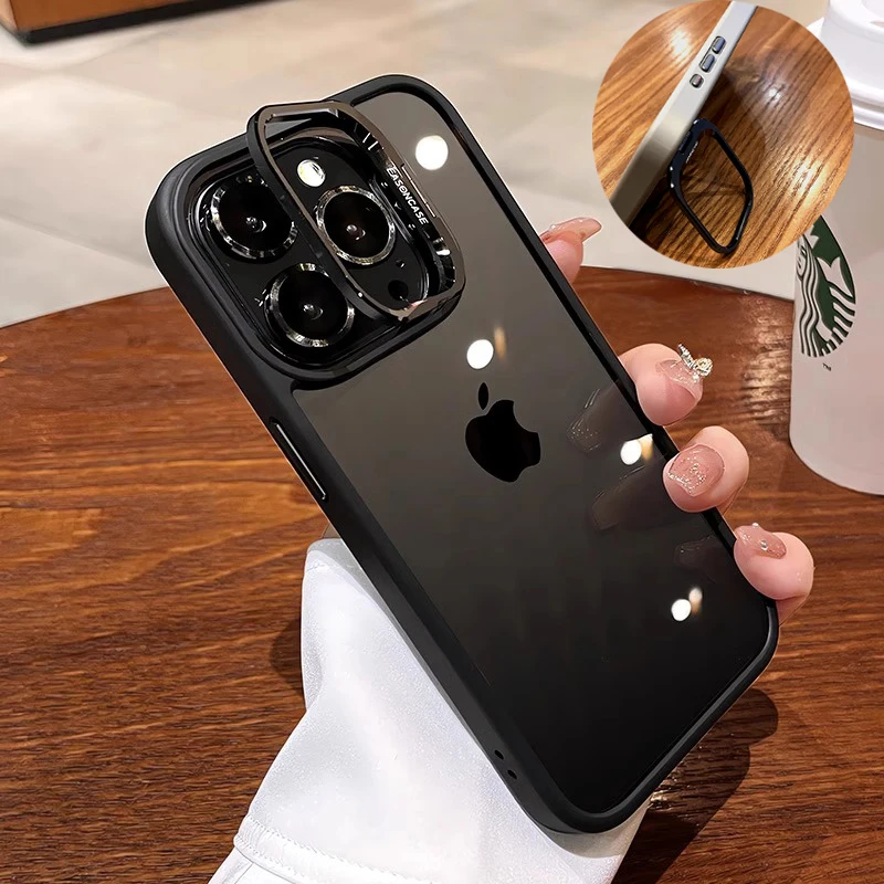 Новый роскошный металлический держатель для объектива камеры Чехол-подставка