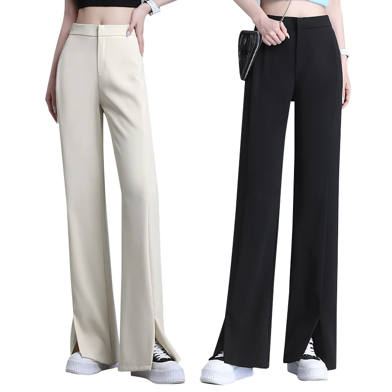 широкие классические брюки. классические брюки палаццо. длинные прямые брюки. Pinko брюки bootcut. брюки с заниженной талией женские.