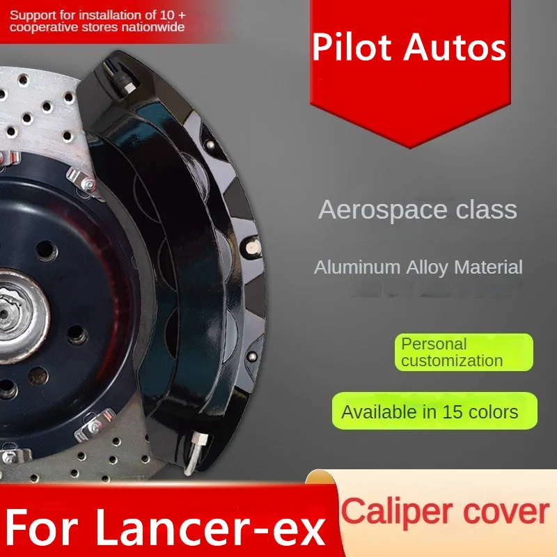 

Aluminum Car Brake Caliper Cover For Mitsubishi Lancer-ex 1.6T 2.0L 2013 2015 1.8L CVT 2010 2011 2012 2013 2014 2015 2016