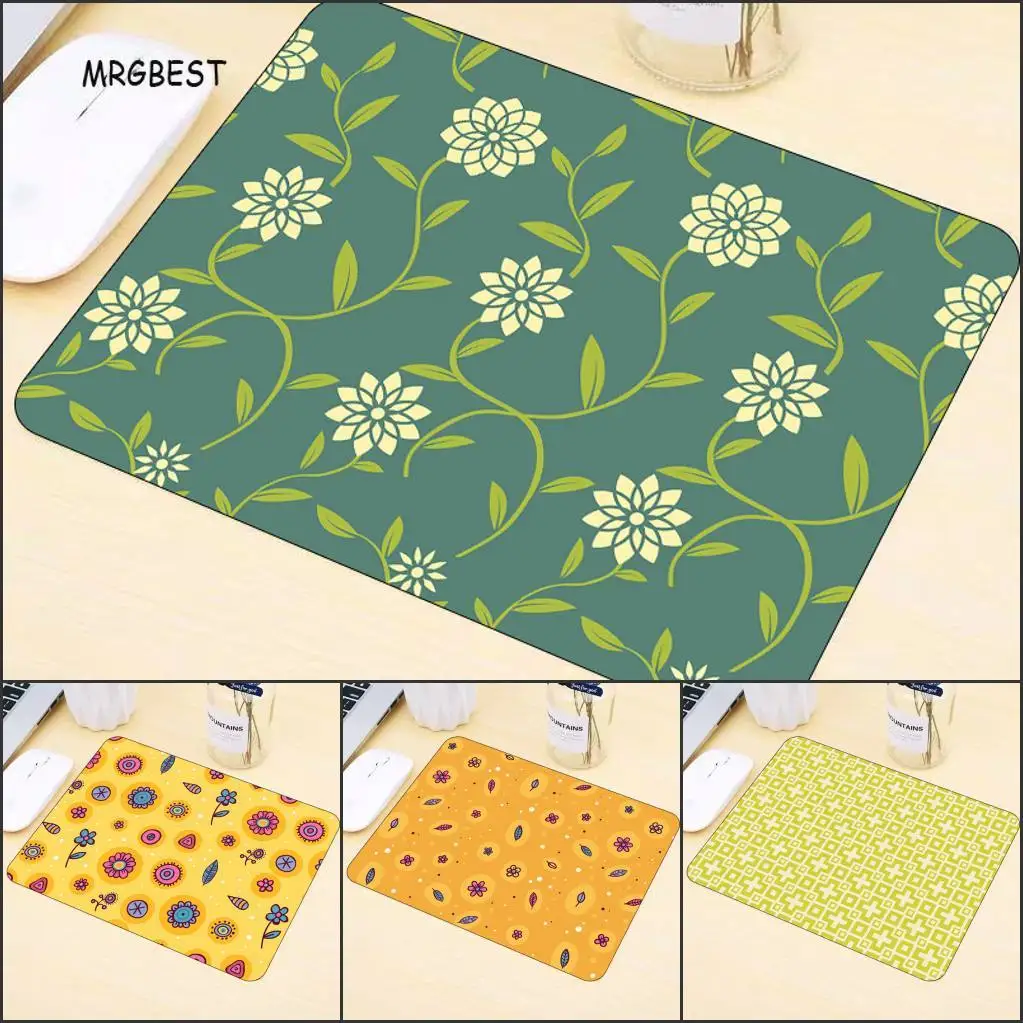 

Mat Mice Big Promotion Wholesale Small Size 22x18/25x20/29x25cm Simple Fresh Printed Square Mouse Pad for Office Desk Pad