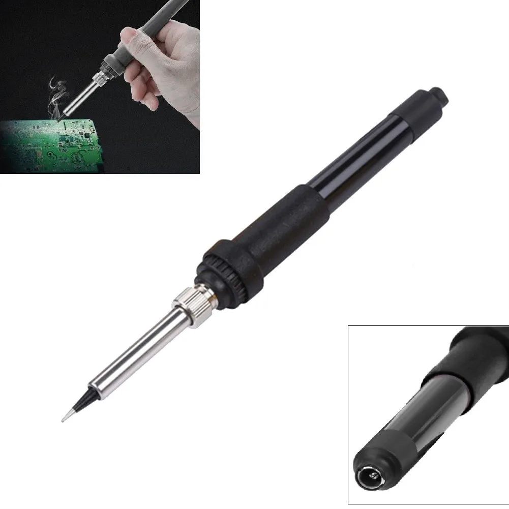 

DC12V / 60w Auto Car Battery Low Voltage Electrical Soldering Iron Head Clip Portable Welding Solder Station Rework Repair Tool