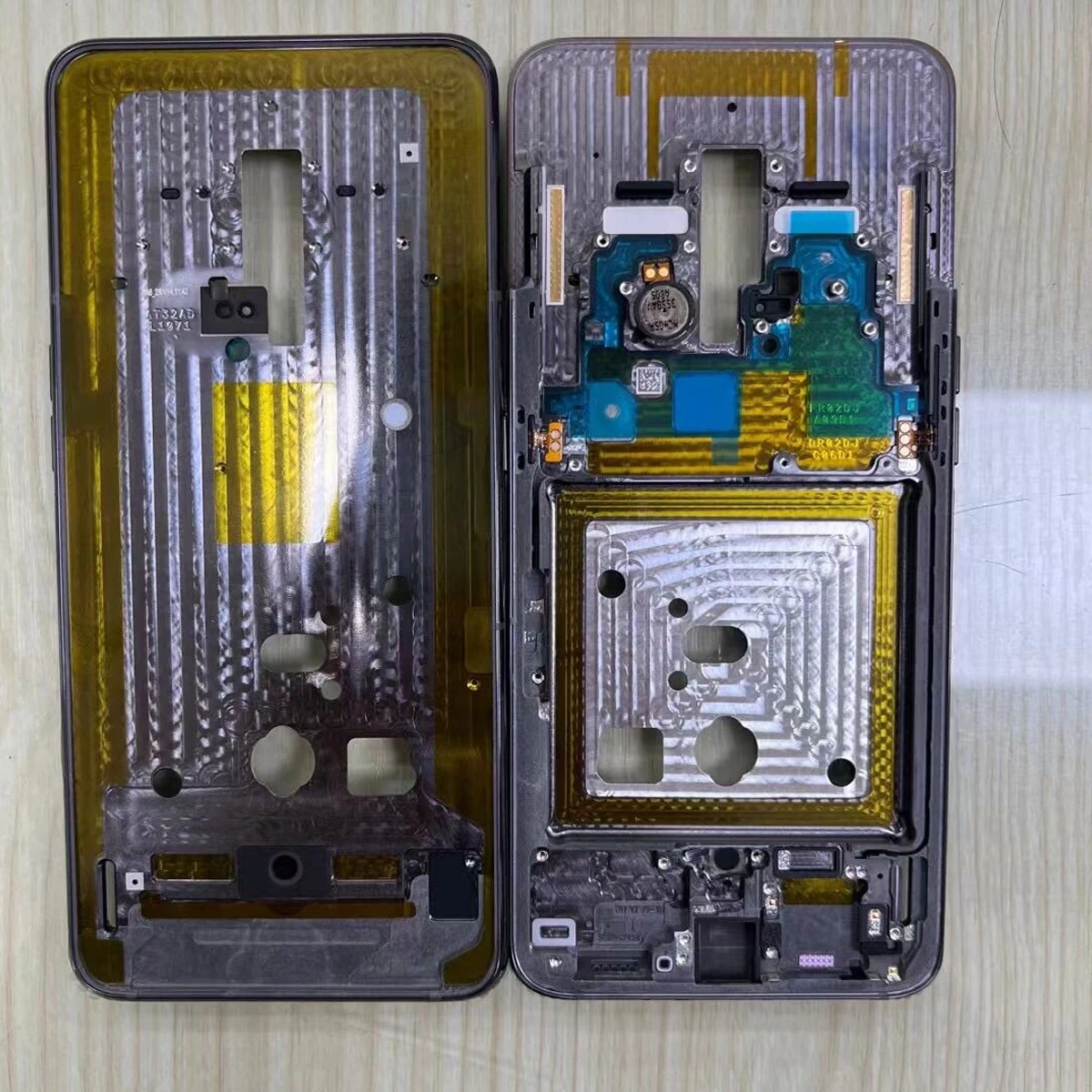 

New Original Front Panel Bezel Housing Bezel For Samsung Galaxy A80 805F Middle Frame Top Frame Replacement Repair Parts