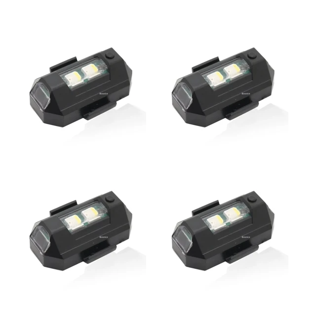 

1-3 шт., 7 цветов, стробоскоп для дрона, светодиодный светильник для предотвращения столкновений, велосипедный хвост/модель самолета, ночной летающий мини-сигнал, мигающий сигнальный светильник