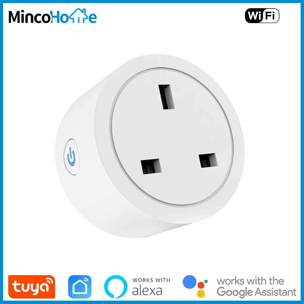 

Умная розетка с Wi-Fi, 16 А, для Alexa и Google Assistant