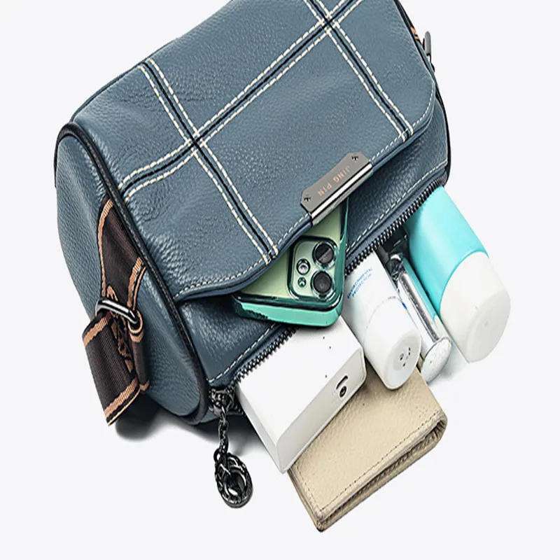 Cowhide Women's Bag 2023 Summer New Leather Soft Leather Single Bag Soft Messenger Bag Luxury Bag Women's Shoulder