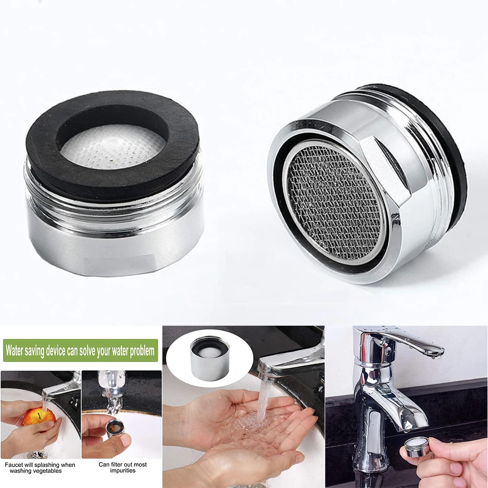 

2PC Water Saving Tap Aerator Prevent Splashing Faucet Male Female Nozzle Spout End Diffuser Filter Aerator For Bathroom Kitchen