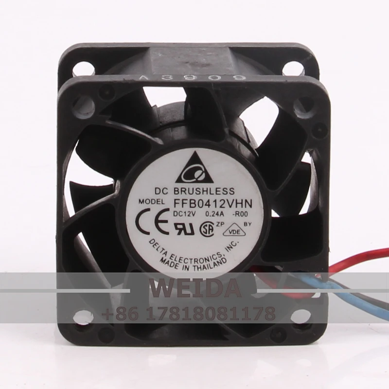 FFB0412VHN вентилятор охлаждения для Delta DC12V 0.24A EC AC 4 см 4028 40x40x28 мм двойной шарикоподшипник центробежный промышленный вытяжной вентилятор