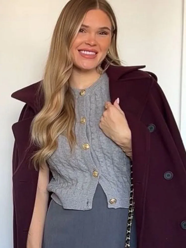 Женская длинная винтажная куртка