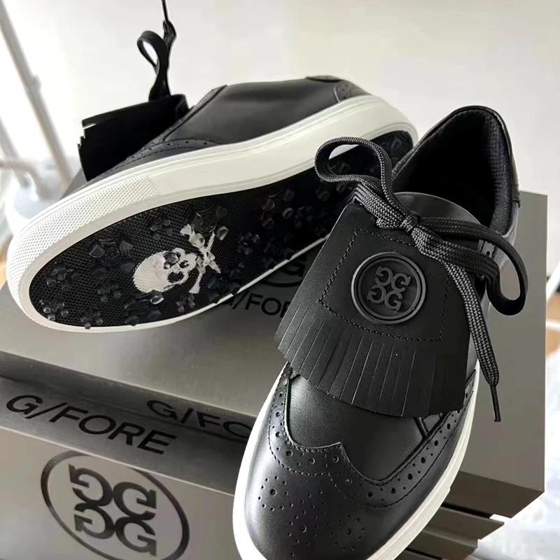 2022 Golf Shoes Women's Leather Anti-Skid Breathable Korean Original Quality Comfortable Fashion Casual Flat Shoes Women's Shoes