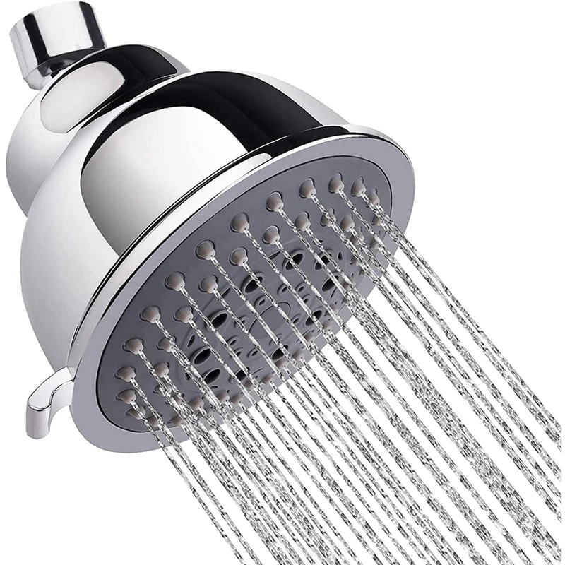 

Shower Head High Pressure, Rain Shower Head, 4 Inch Detachable Showerheads, Tool-Free Installation, Automatic Cleaning