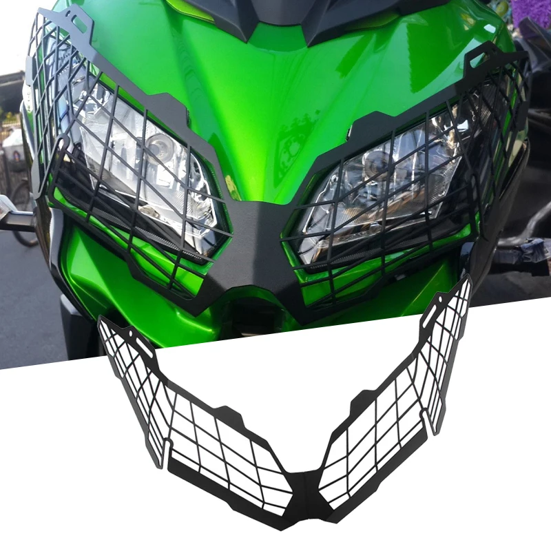 

Защитная крышка фары, сетчатая крышка радиатора для KAWASAKI Versys 650 Versys 1000 2015-2018, защита фар мотоцикла