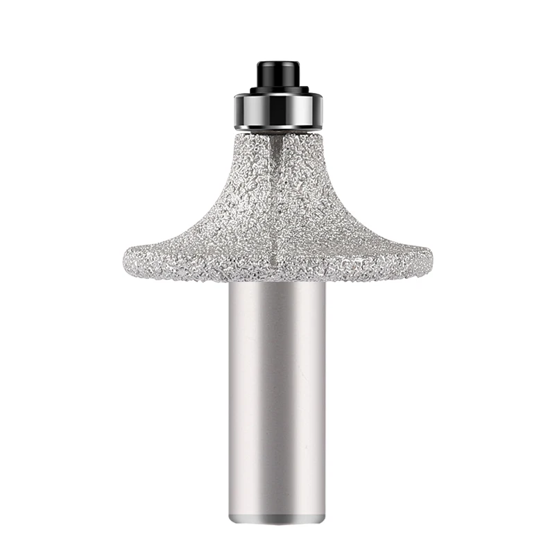 Фото R3/R5/R8/R10/R12/R15/R18гранная отделка Knief с круглым хвостовиком 1/2 дюйма для алмазной фрезы из камня, гранита, мрамора, пайки №1