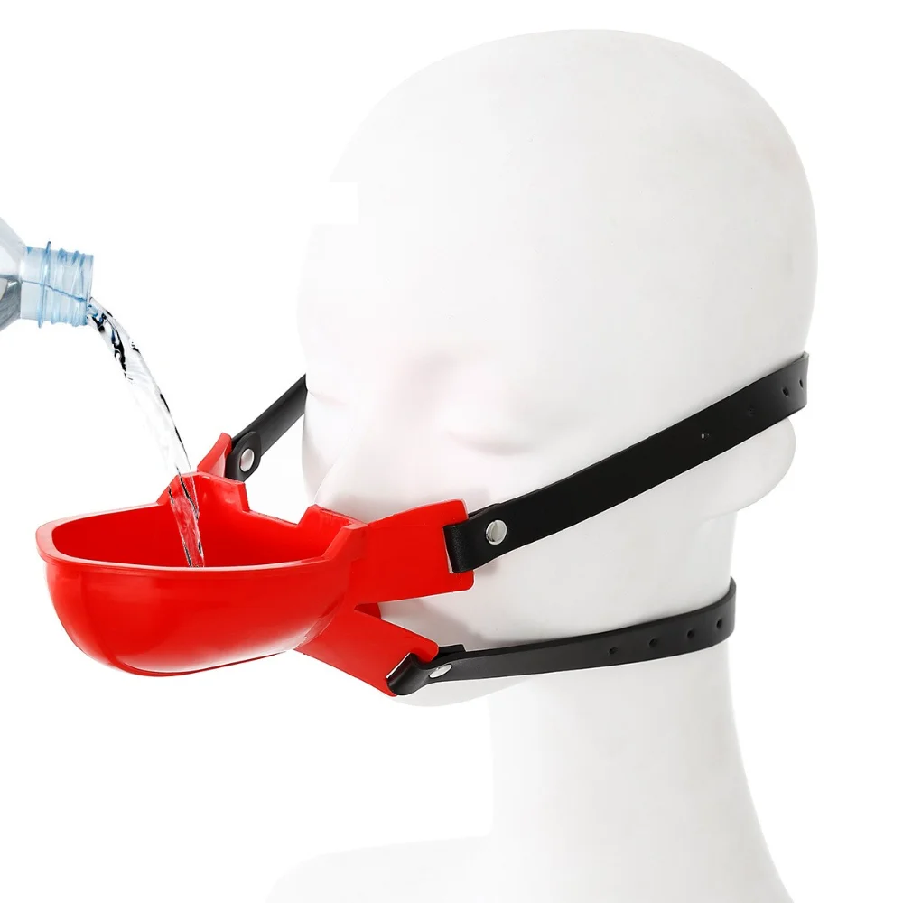 

Mouth Gag Harness Ball Bondage Mouth Opening Sex Toy Funnel Enema Drool Plug Slave Mask Adult Male Female Play BDSM Sex Shop