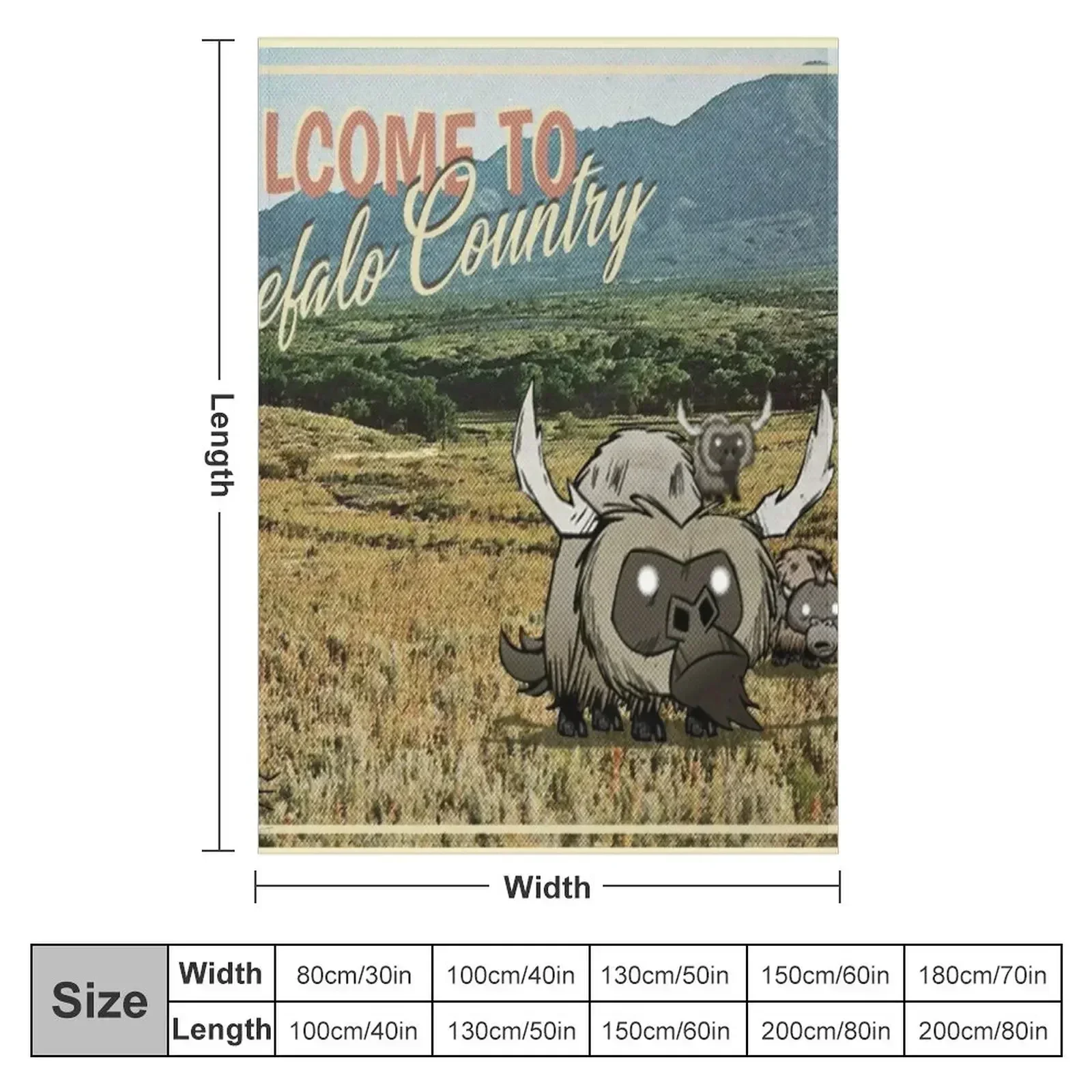 Фото Beefalo Country - Плед 