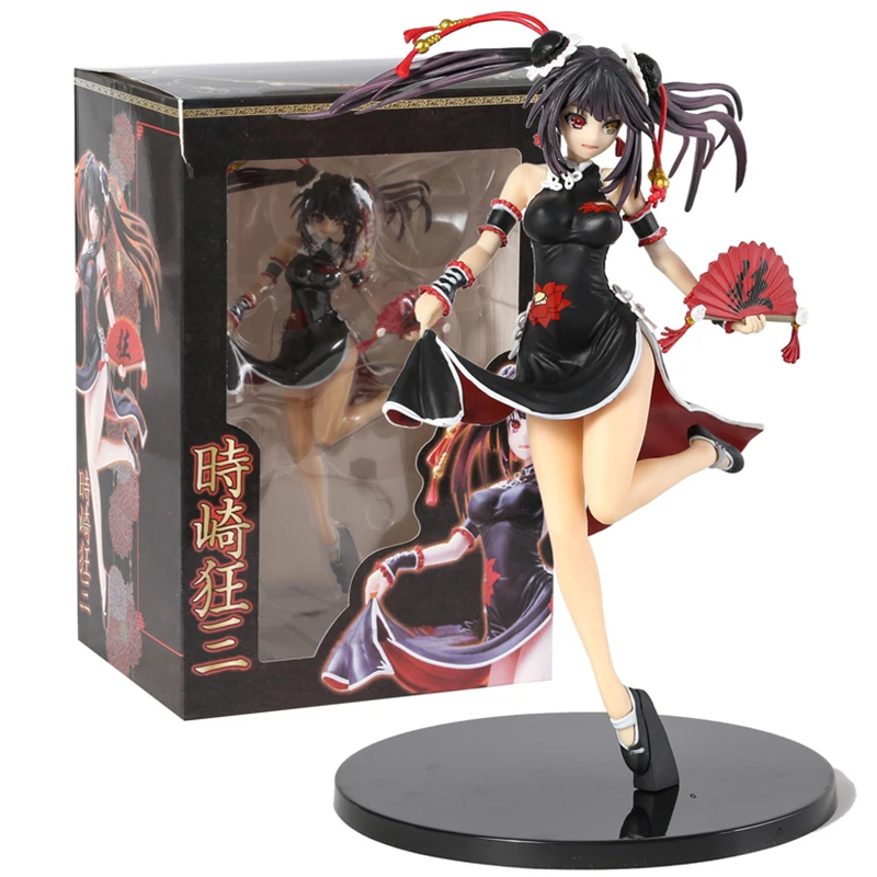 

DATE A LIVE Tokisaki Kurumi Cheongsam Ver. PVC Figure Doll Collectible Model Figurine Toy