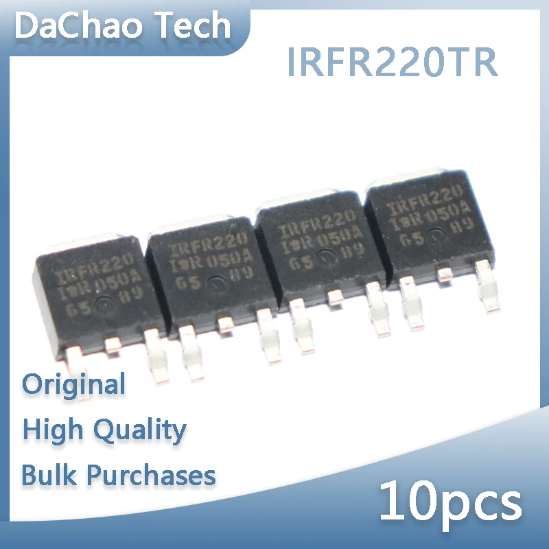 

10 шт. IRFR220TR FR220 200 в 252 А 42 Вт IR TO-/фотомагнитный полевой транзистор, оригинальный новый
