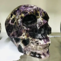 natural dream amethyst skull stone skull really the bigger the more beautiful with a powerful love healing stone