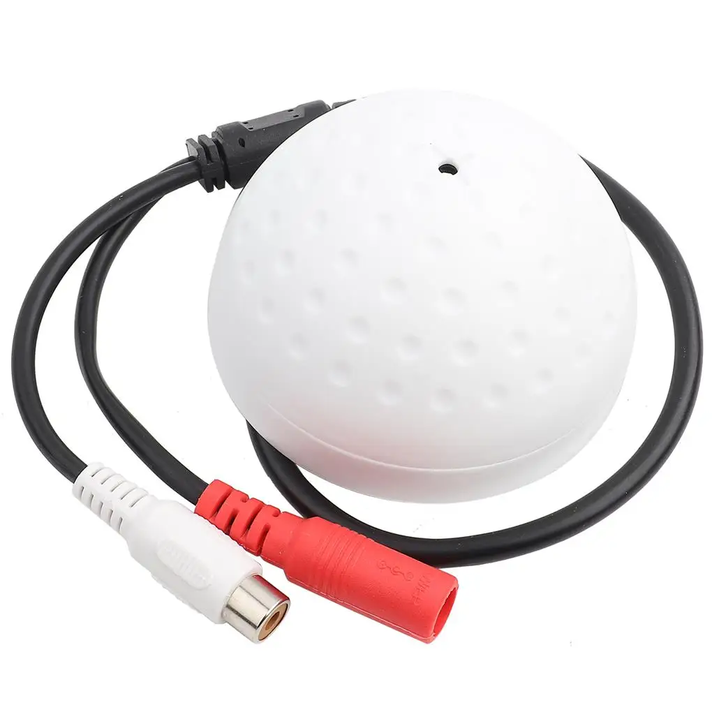 

100m2 Wide Range HiFi Audio Sound Monitoring Pickup Microphone Head for CCTV Security