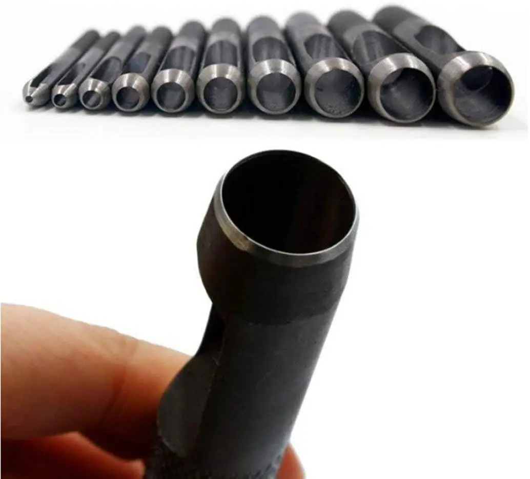 1mm ~ 10mm sets for your choose Hole Puncher Leather Punch Round Steel Craft Hollow Gaskets Rubber Tools |
