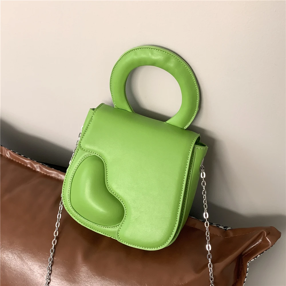 

Unique Design Sweetheart Love Round Handle Tote Bags For Women Luxury Brand High Quality Small Chain Shoulder Crossbody Bag 2022