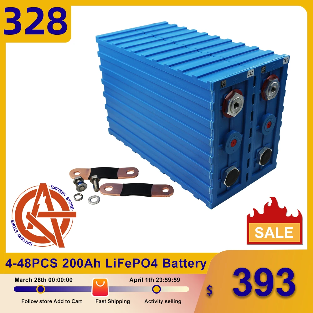 

Литий-железо-фосфатная аккумуляторная батарея для яхты, 3,2 в, Ач, 4-48 шт.