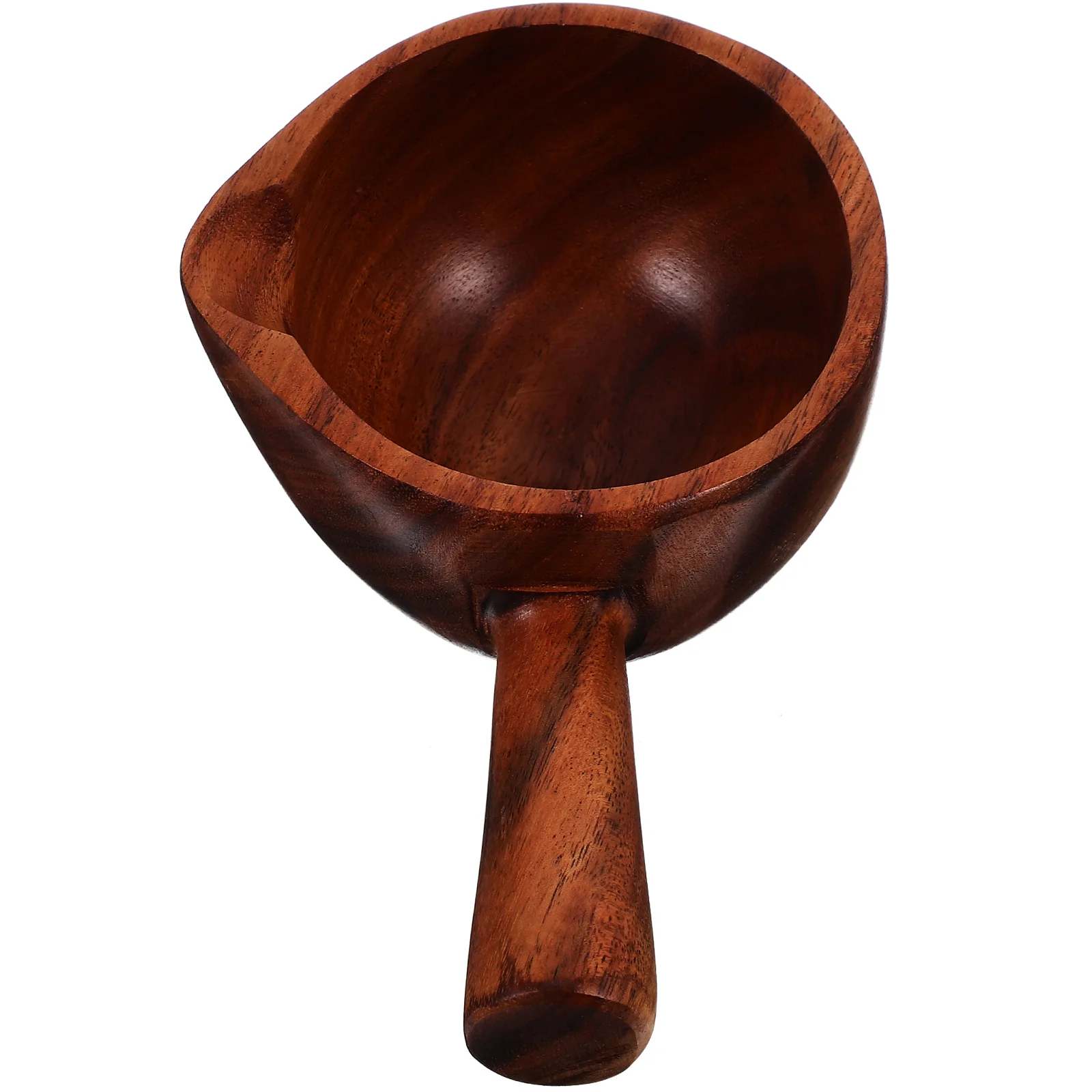 

Water Ladle Scoop Spoon Wooden Dipper Bath Cup Wood Kitchen Hair Rinse Soup Bailer Handle Washing Serving Wash Tea Japanese