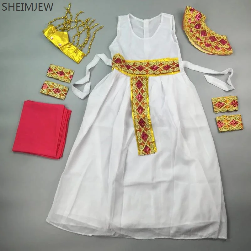 Хэллоуин Клеопатра косплей костюм древнеегипетское греческое платье принцессы