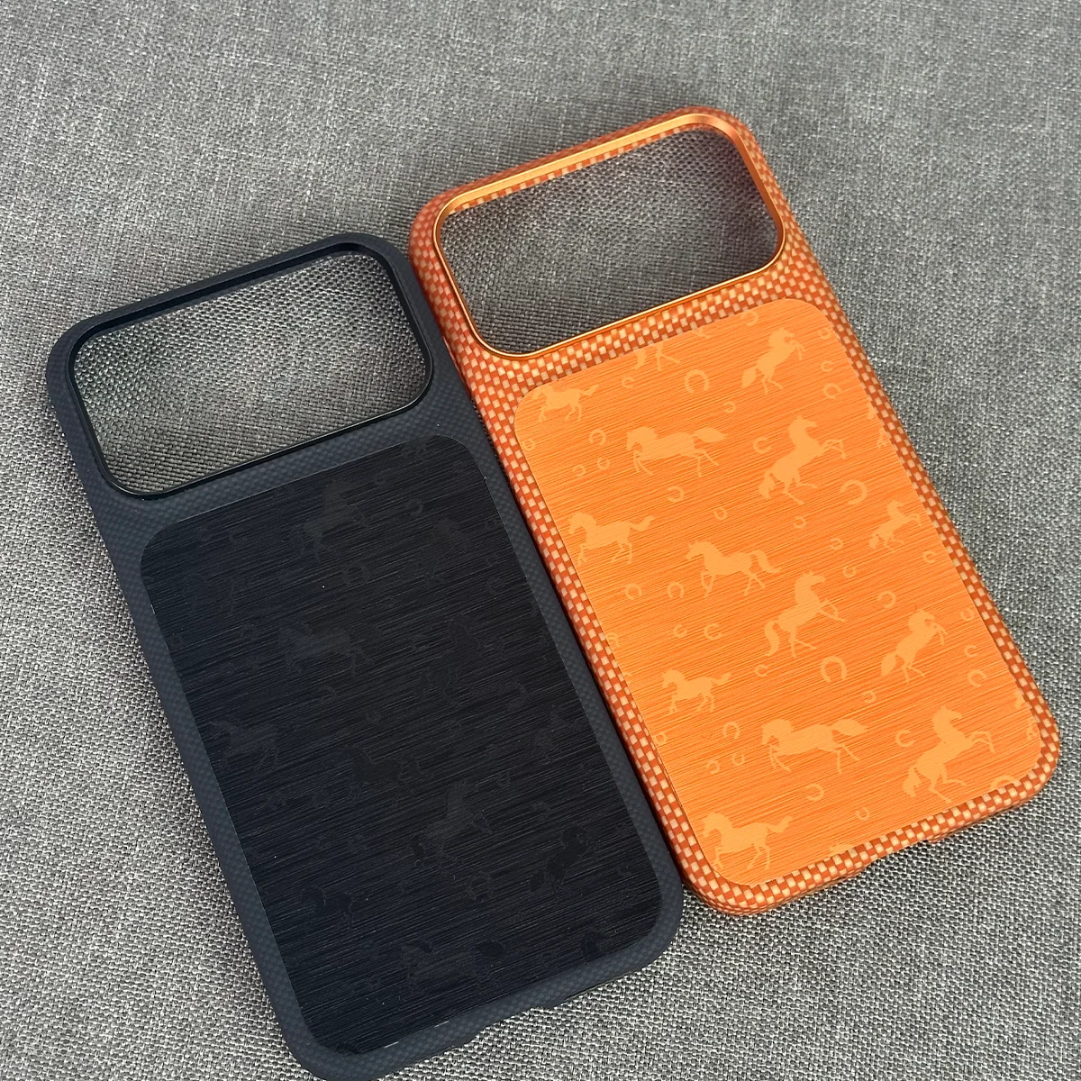 Фото Чехол для iPhone 17 Pro Max/17 Pro из кевларового арамидного волокна и натуральной кожи, ультратонкий, противоударный, с полной защитой от царапин №2
