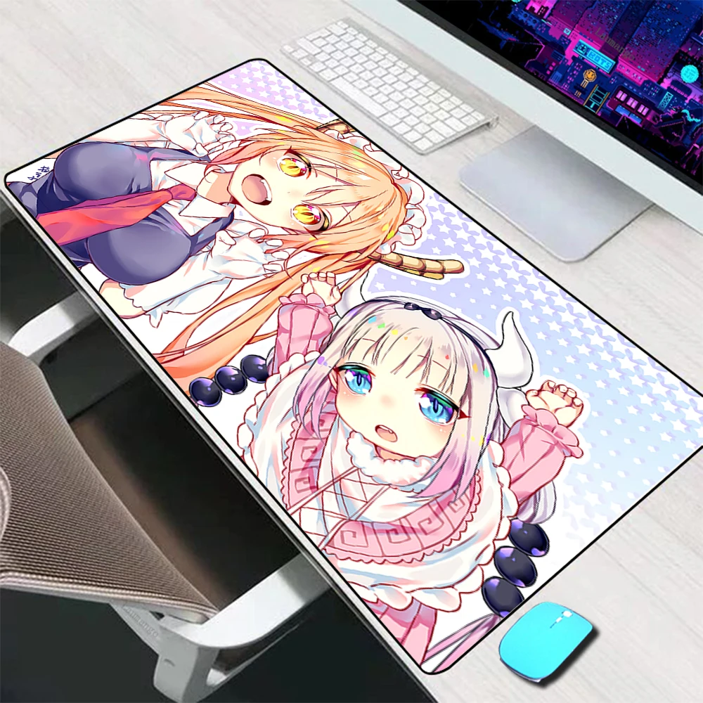 

Коврик для мыши Miss Kobayashi's Dragon Maid, большие игровые аксессуары, коврик для мыши XXL с клавиатурой, игровой компьютерный коврик для мыши