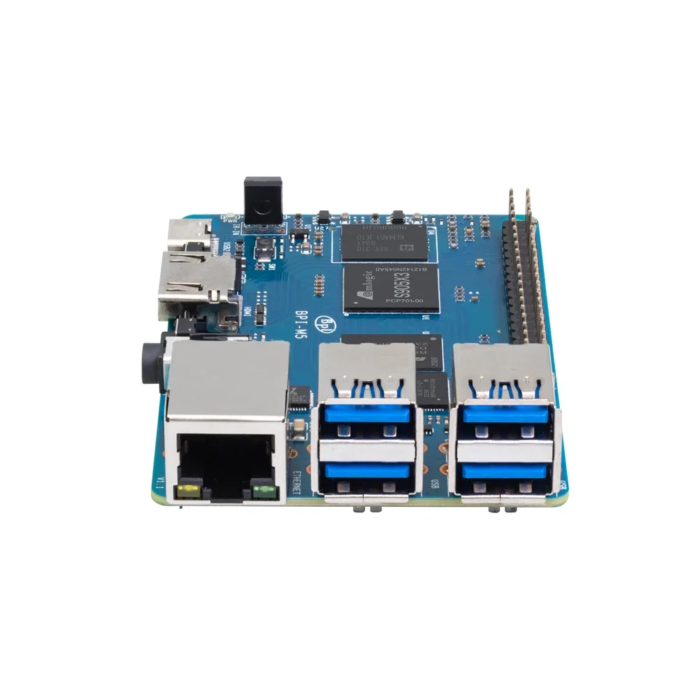 Фото VivaBanana PI BPI-M5 Amlogic S905X3 Quad Core ARM Mali G31 4 ГБ LPDDR4 ОЗУ 16 ГБ EMMC Flash с поддержкой Linux Ubuntu Debian Single Board №5