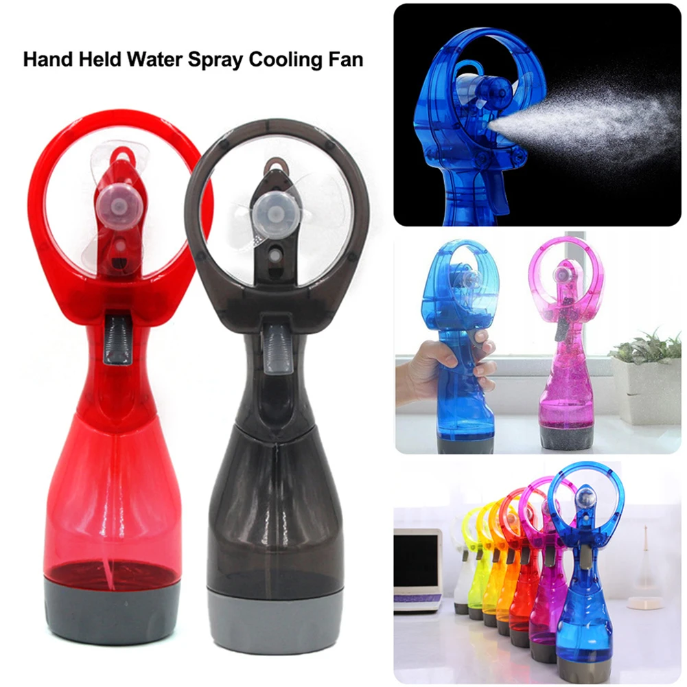 

Handheld Spray Fan Portable Mini Water Spray Cooling Fan Summer Cooling Outdoor Camping Hiking Travelling Electric Sprayer Fan