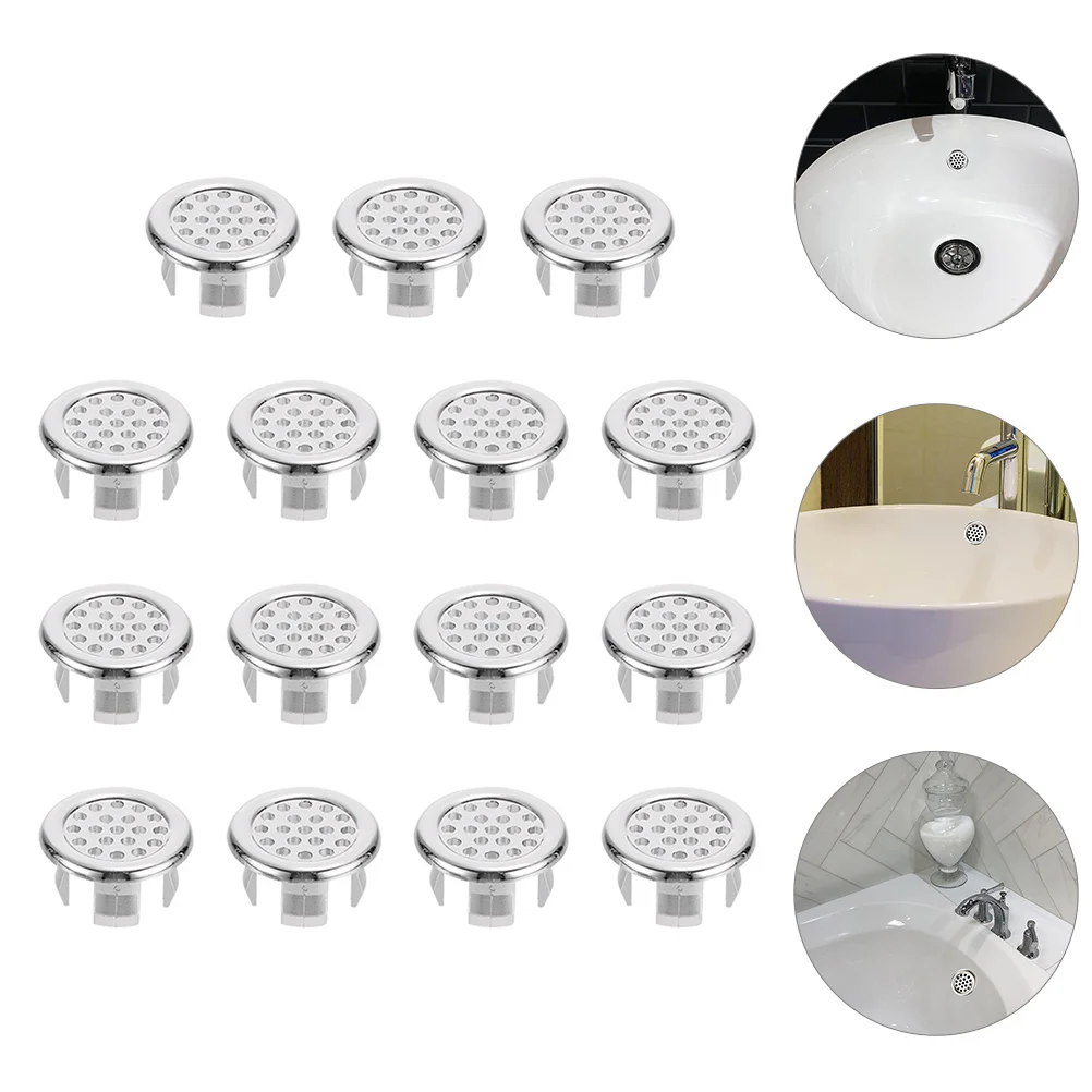 

Cover Overflow Sink Hole Basin Replacement Cap Bathroom Ring Ceramic Drain Tub Covers Trim Supplies Round