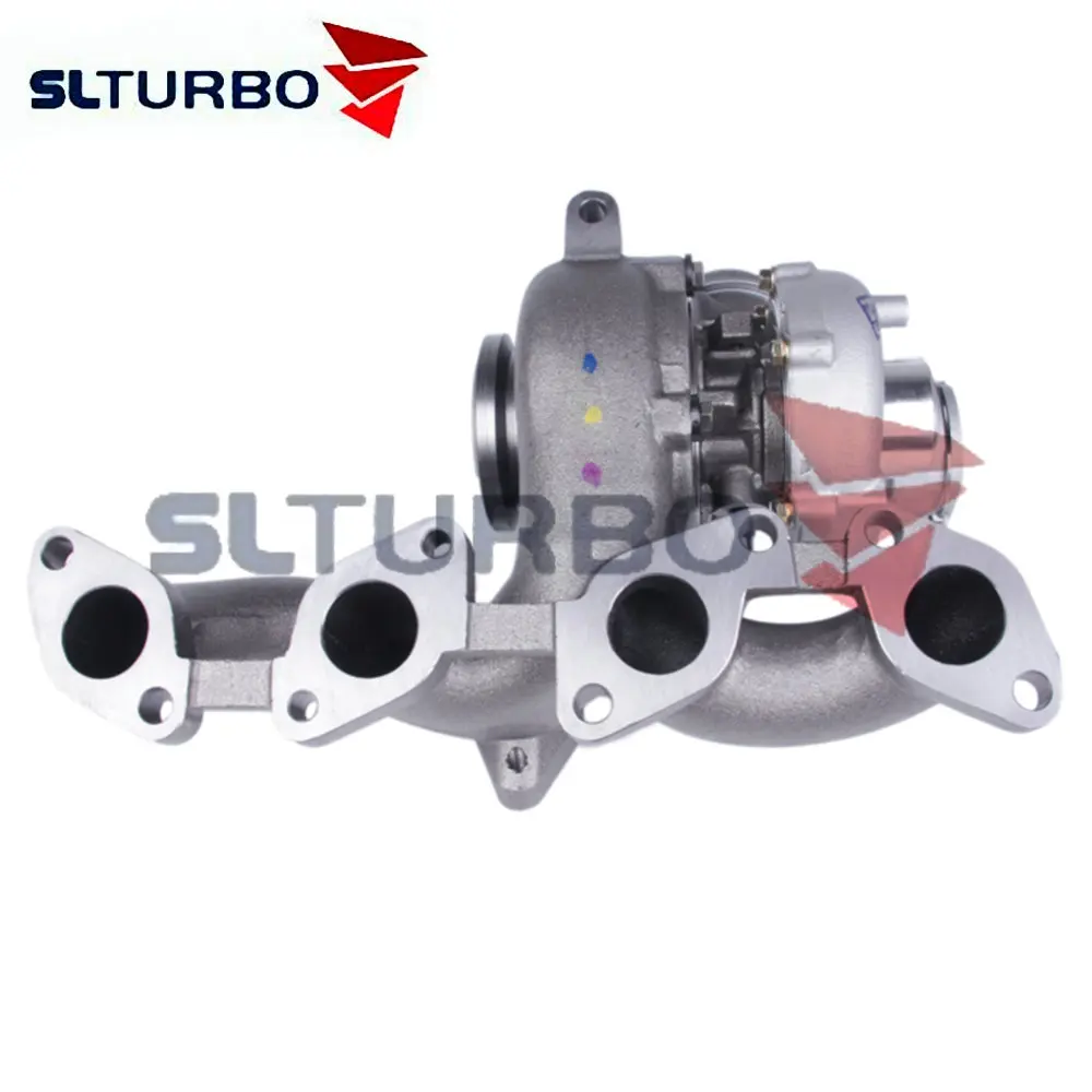 Полный турбокомпрессор GT1749V турбина для Audi A3 2 0 TDI 103 кВт 140 л.с. BKD AZV 2003-2008 03G 253010 JX