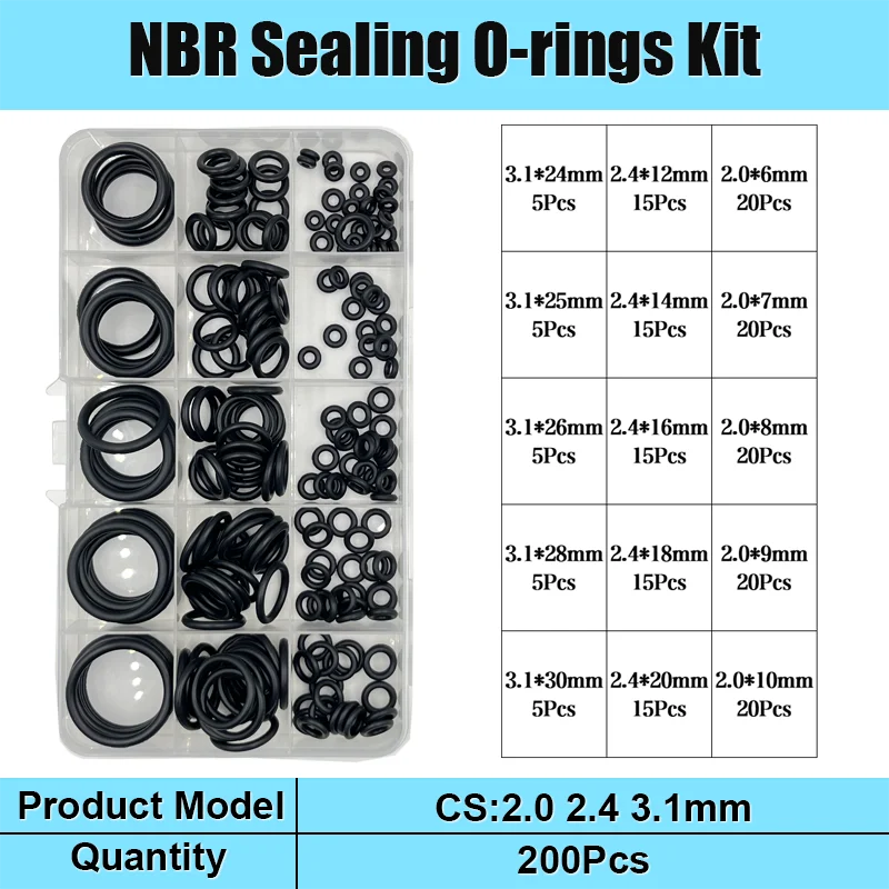 

Комплект уплотнительных колец HNBR 3200 шт.