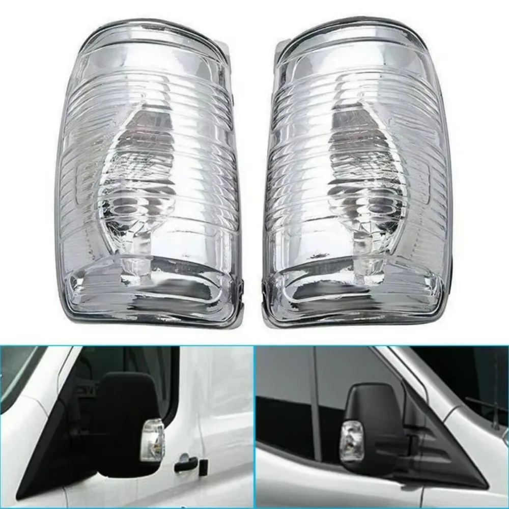 Для Ford Transit MK8 2014-2022: Прозрачная крышкакорпус указателя поворота для бокового зеркала заднего вида (art.: 3920da5951fd2) - 3920da5951fd2