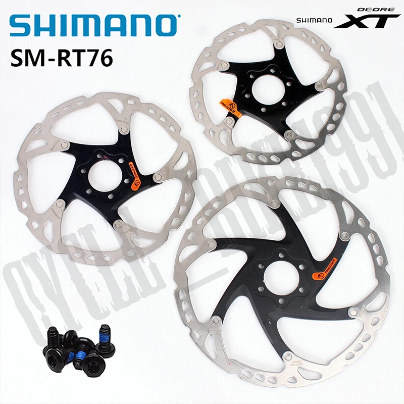 

Shimano XT RT76 Disc Brake Rotor 160mm 180mm 203mm Center Disc 6 Bolts Deore XT SM RT76 MTB Bicycle Disc Brake Rotor 6 Hole