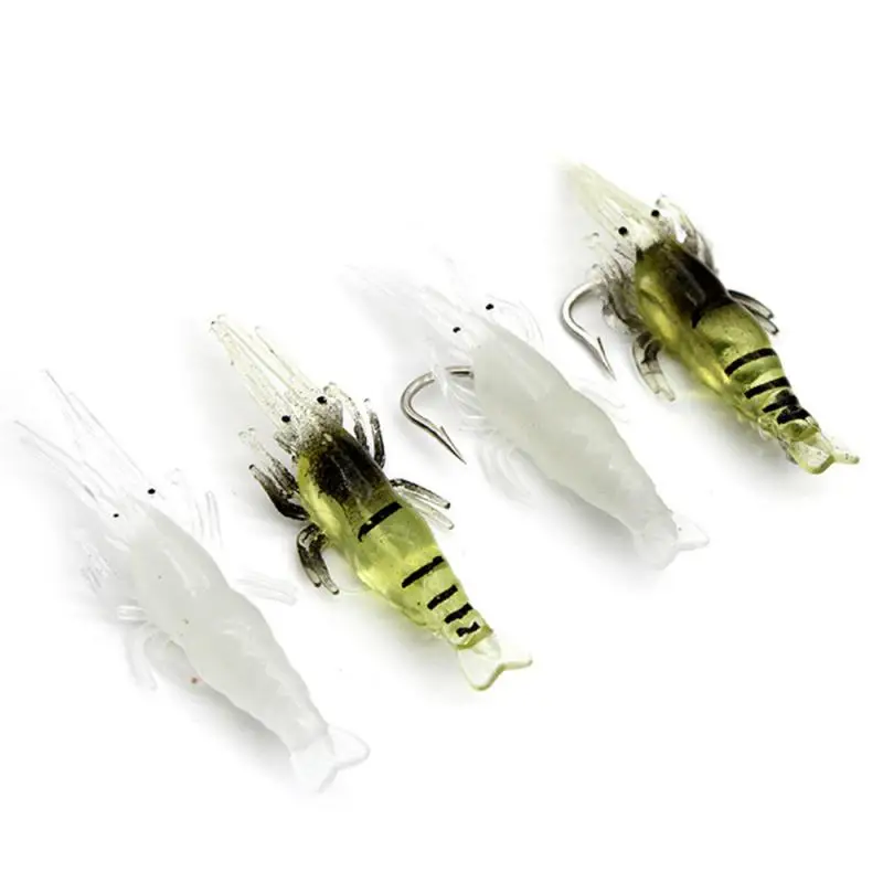 

Imitation Shrimp Luya Bait Fishing Lures Simulation Penetrating Hook 1pcs Bionic Bait Fishing Tools Grass Shrimp Soft Baits