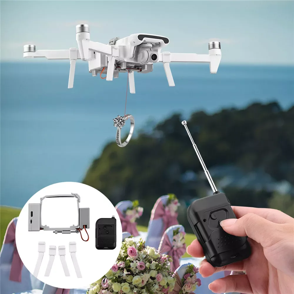 

For FIMI X8SE 2020 Drone Delivery Device Dispenser Thrower Wedding Proposal Gift Air Dropping System for FIMI X8SE 2020 Drones
