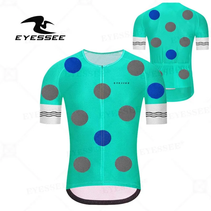 

EYESSEE 2023 New Arrival Breathable Short Sleeve Cycling Jersey Men Racing Shirt Road Summer Quick Dry Sports Cycling Top