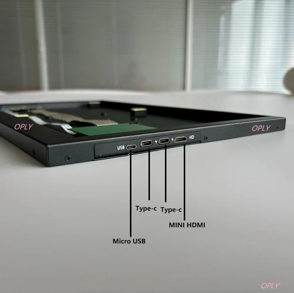 Фото Плата контроллера 2 Type-c, совместимая с Mini HDMI, Micro USB, EDP, в ультратонком металлическом корпусе для NE160WUM-N61/62/63 14