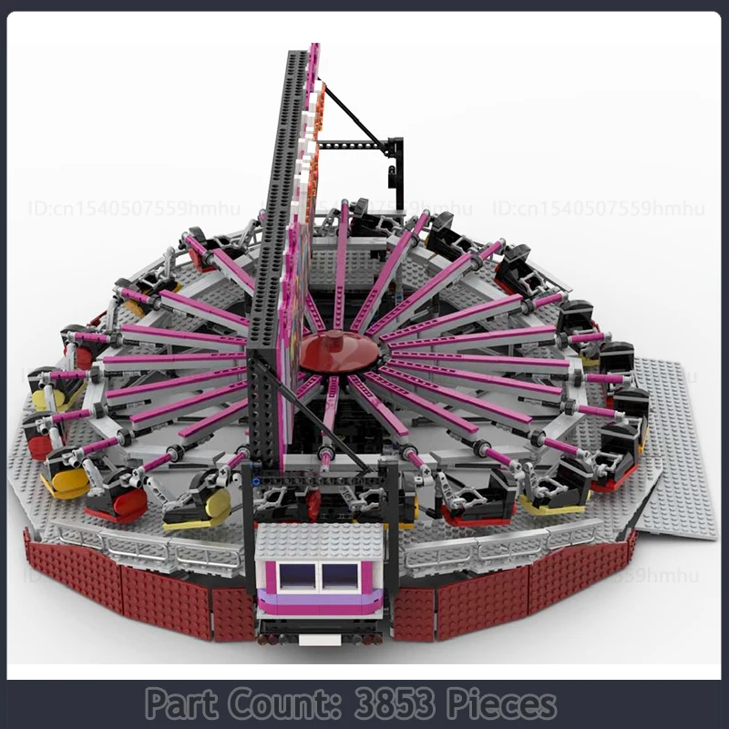Модуль GBC Matterhorn Fairground Ride модель MOC строительные блоки мотор машина кирпич Сборка