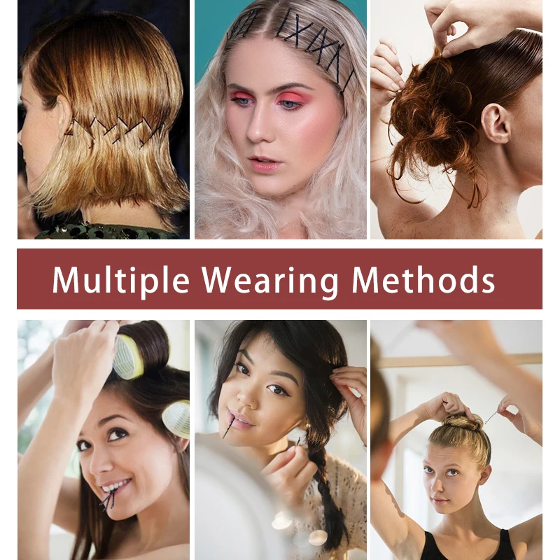 Женская U-образная заколка-невидимка 50/100 см 5 шт