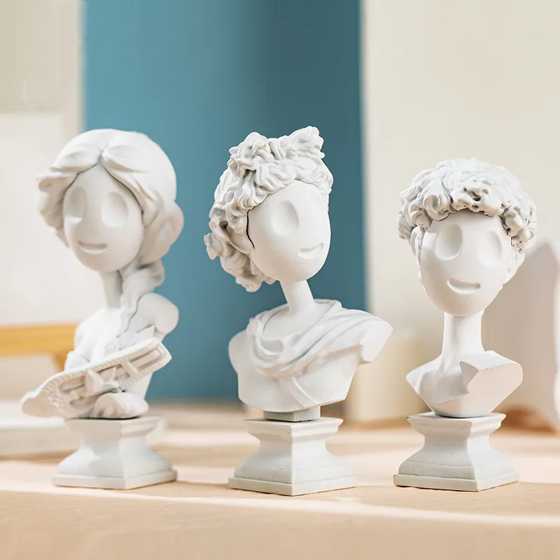 

World Famous Paintings Sketch Gypsum Sculpture Series Blind Box Toys Art Guess Bag Caja Ciega Blind Bag Toys for Kids Figures