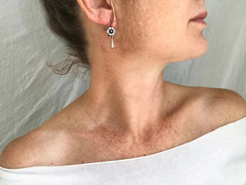 

Simple Stereo Immortal Flower Flower Leaves Dangle Earrings Fashion Drop Earrings for Women Sports and leisure