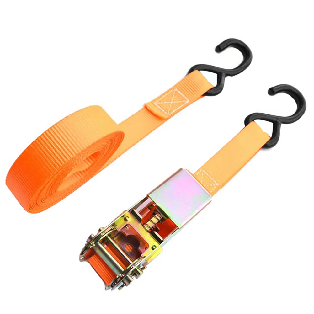 

Ratchet Tie Down Straps Heavy Duty 1000lb Safe Work Load Strap Ratchet Tie Downs Best For Moving Securing Cargo Orange 2-Pack