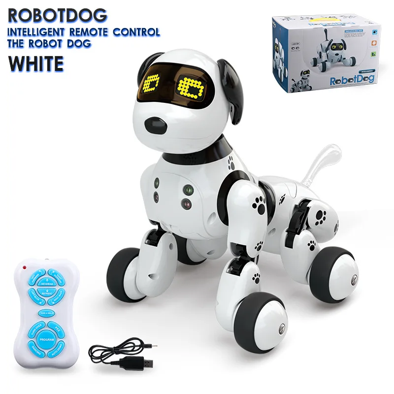 Electric Toy Dog Intelligent Induction Pet Robot Children's Early Education Interactive Programming |