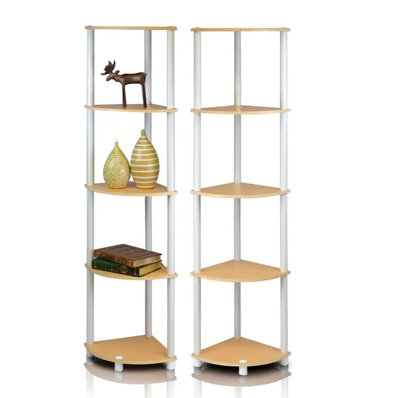 

Shelving Storage,Shelving Unit,Corner Display Rack,Multipurpose, 5 Tier,Set of 2